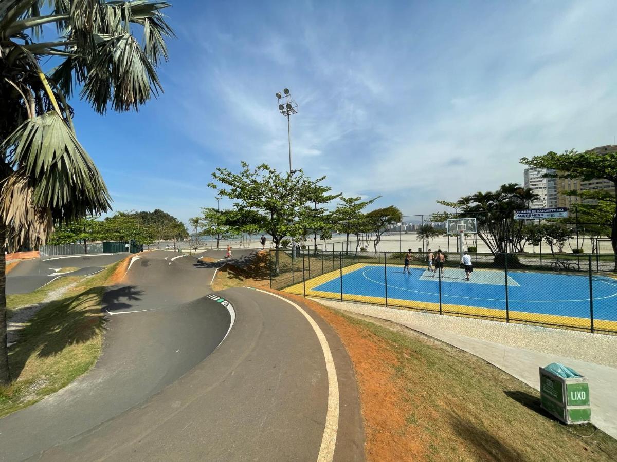شقة سانتوس  في Pe Na Areia Em Santos! Que Vista Mar! المظهر الخارجي الصورة